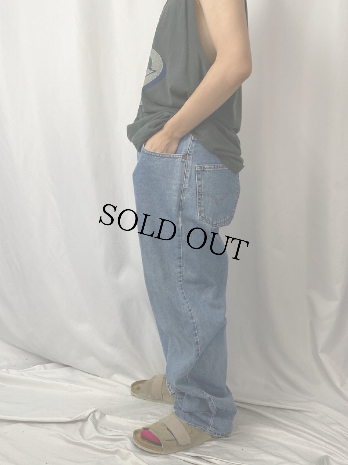 画像3: 90's Levi's 595 デニムパンツ W35 (3)