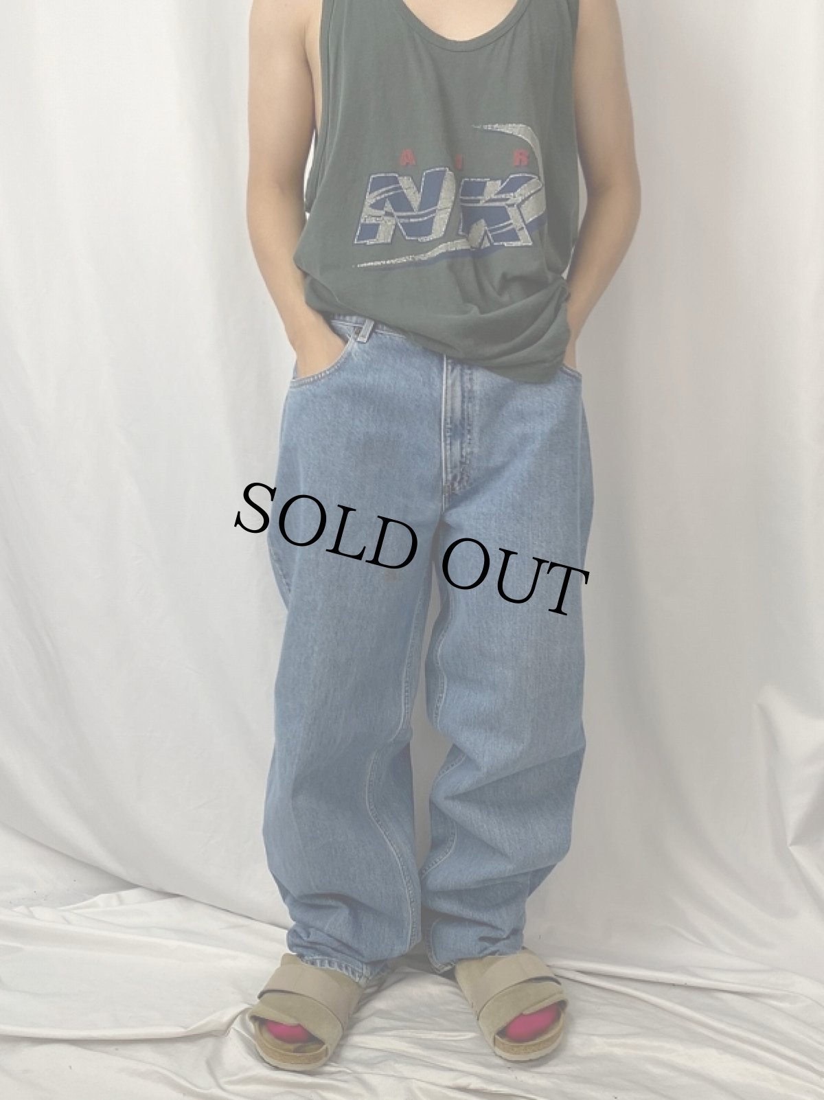 画像2: 90's Levi's 595 デニムパンツ W35 (2)