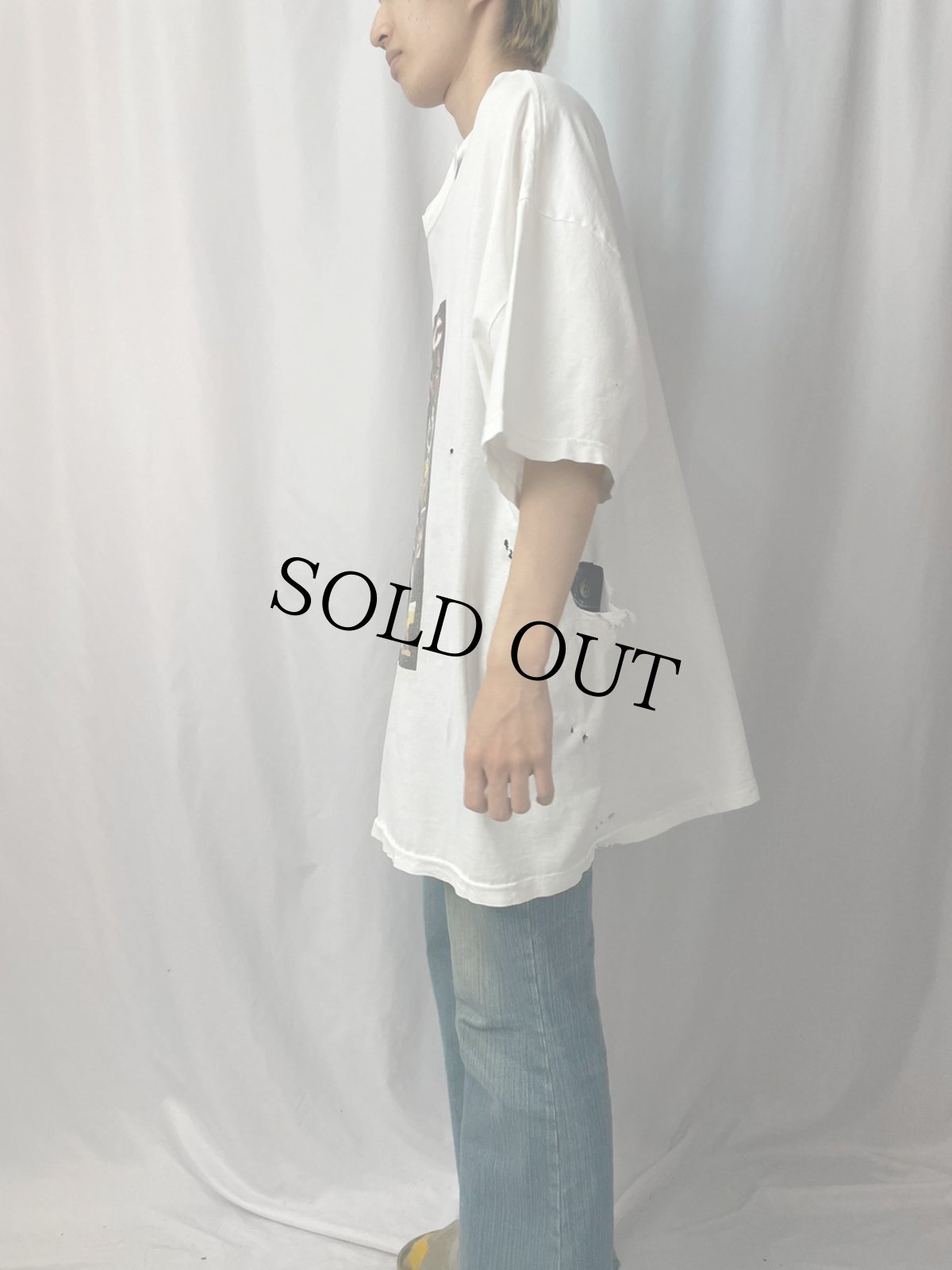 画像3: 2000's 2PAC フォトプリント ヒップホップTシャツ 4XL (3)