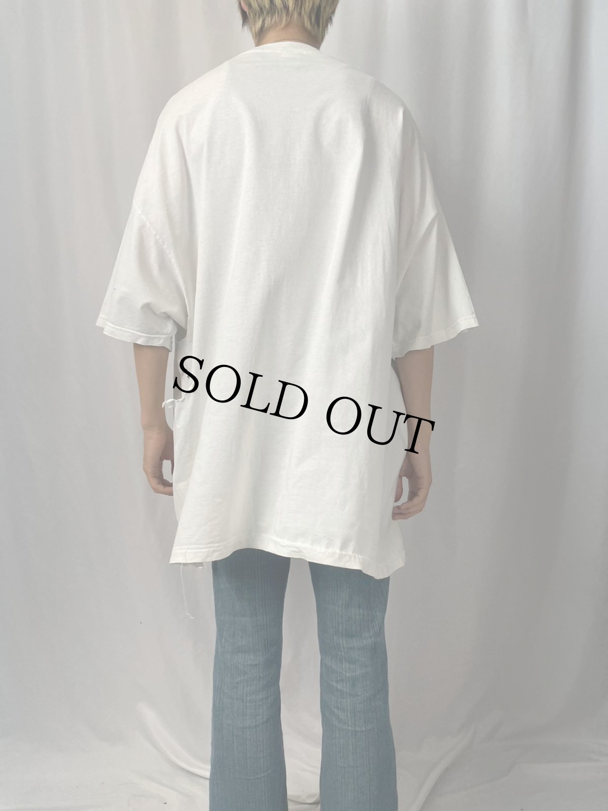 画像4: 2000's 2PAC フォトプリント ヒップホップTシャツ 4XL (4)