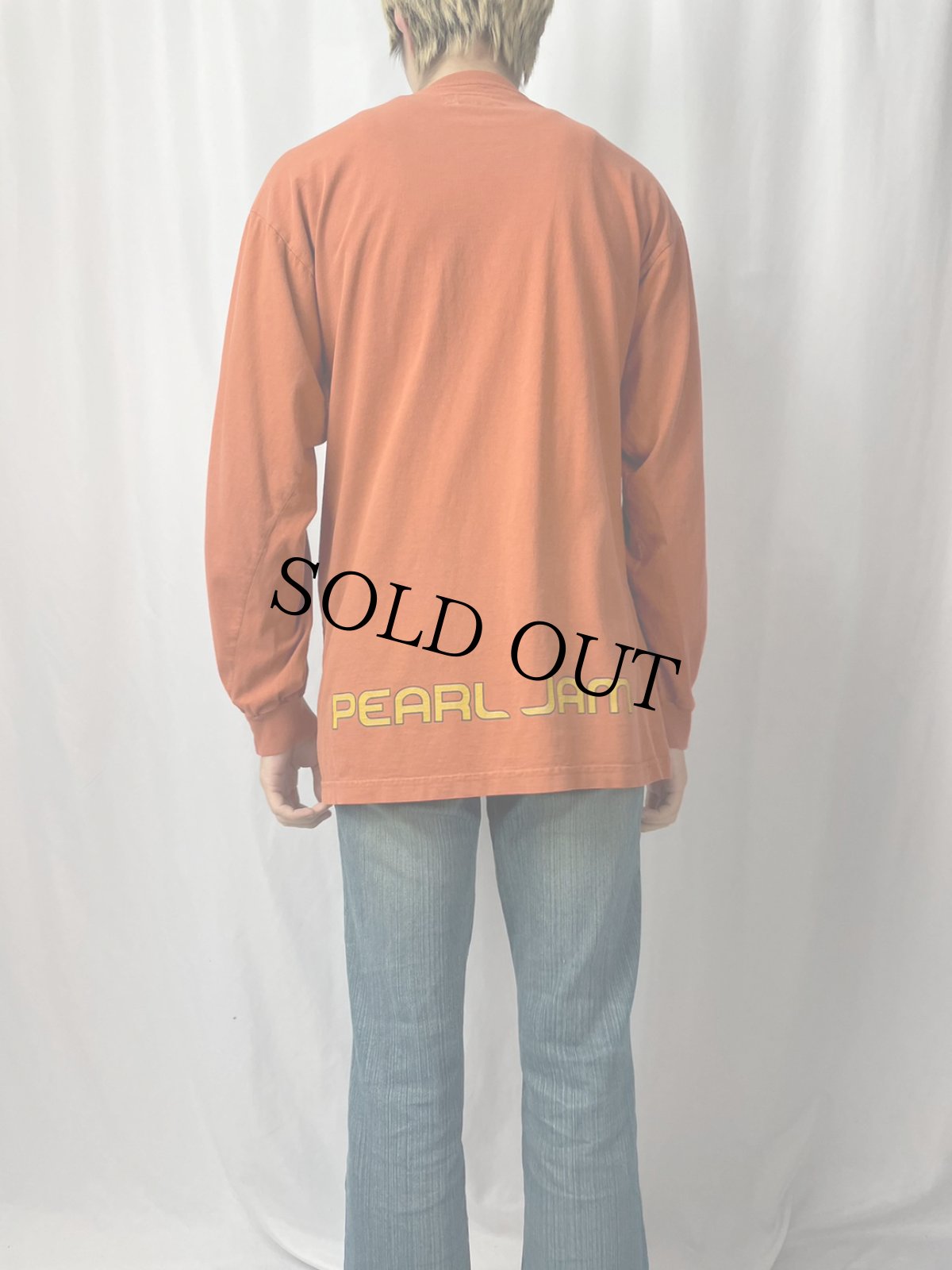 画像4: 2000's PEARL JAM CANADA製 ロックバンドロンT L (4)