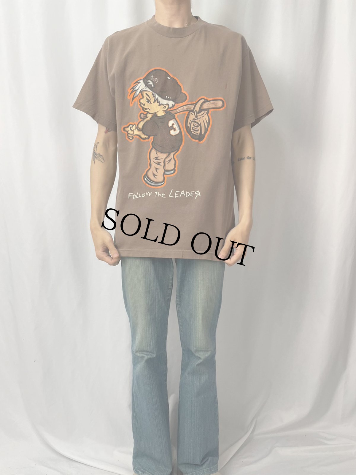 画像2: 2000's Korn "Follow the Leader" メタルバンドTシャツ (2)