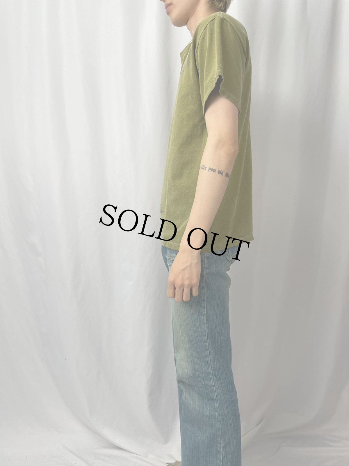 画像3: GREEN DAY パンクロックバンドTシャツ M (3)