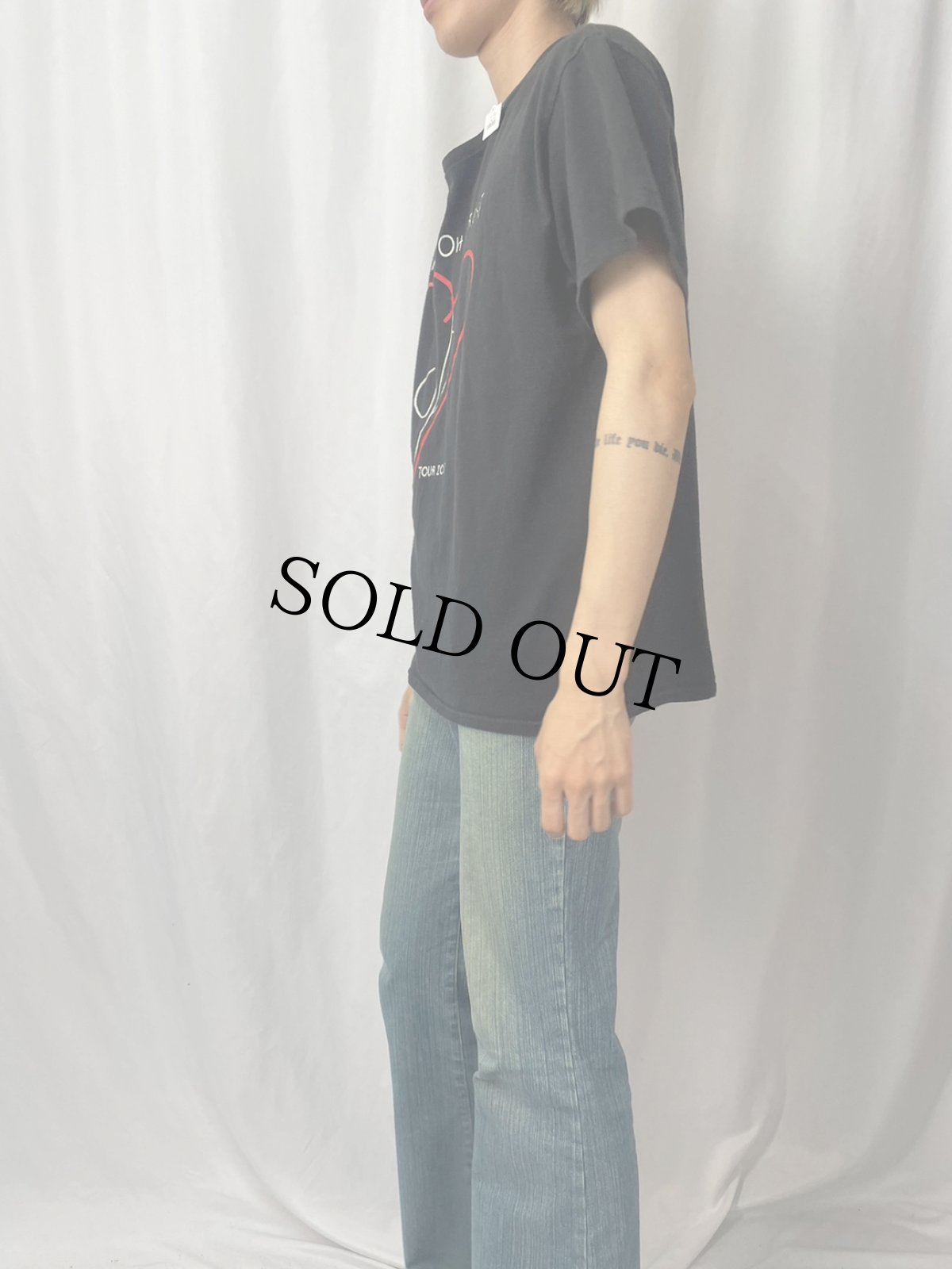 画像4: 2000's The Smashing Pumpkins "Shiny and Oh So Bright TOUR 2018" ロックバンドツアーTシャツ (4)