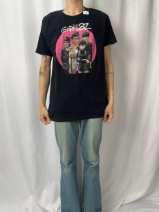 画像2: 2000's GORILLAZ ロックバンドTシャツ L (2)