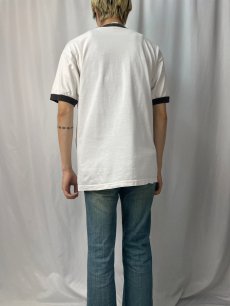 画像4: 2000's Weezer "Thank you!" オルタナロックバンド リンガーTシャツ L (4)