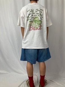 画像5: 90's Budweiser "Bud" カエルイラスト ビールメーカープリントTシャツ XL (5)