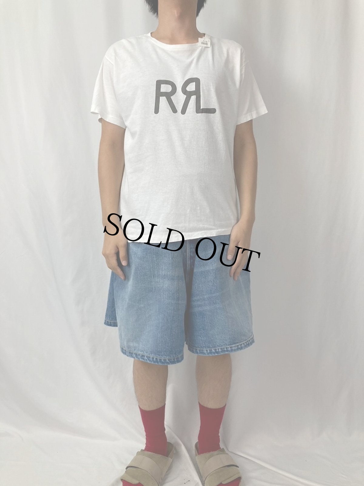 画像2: Ralph Lauren RRL ロゴプリントTシャツ (2)