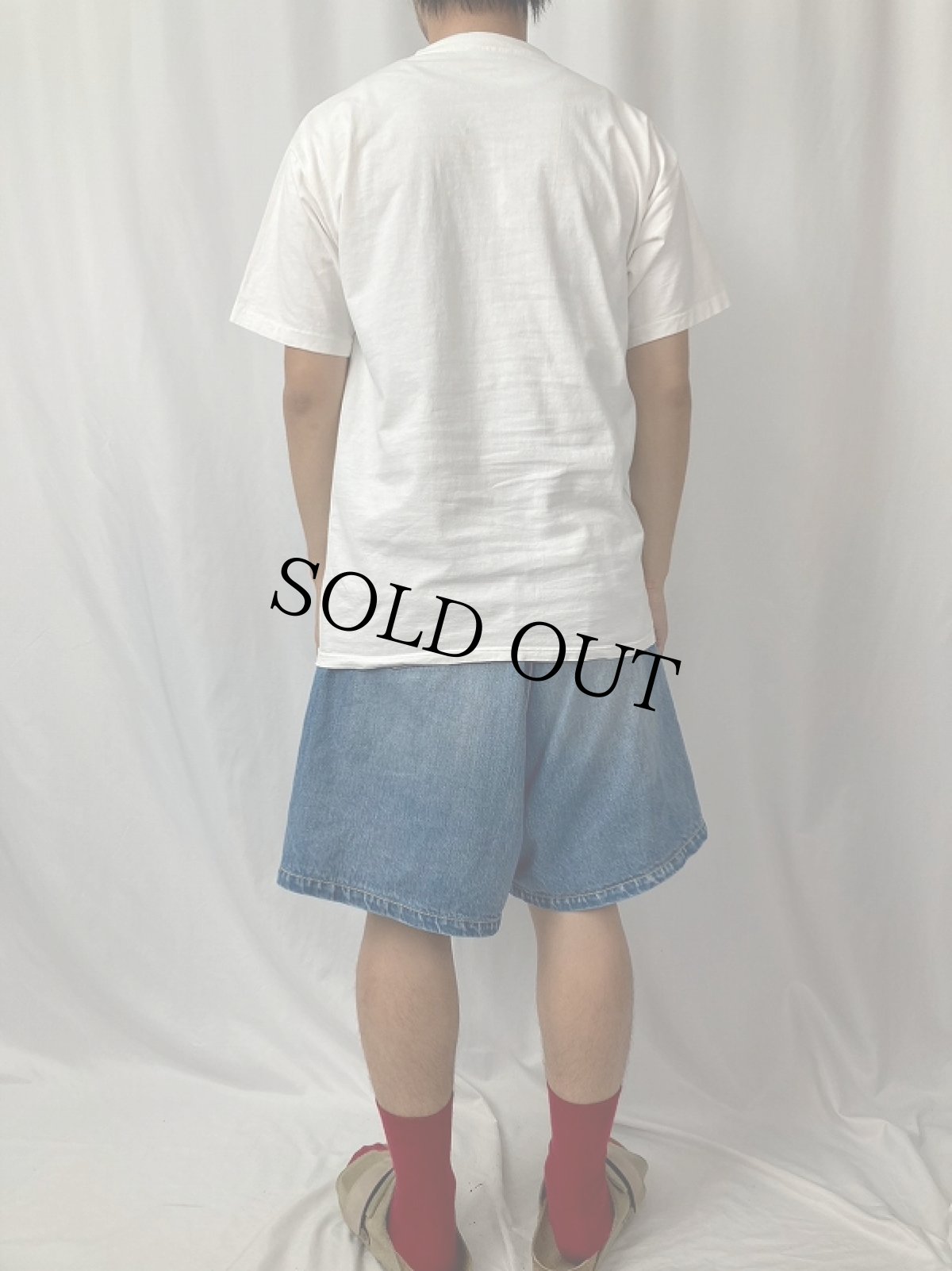 画像4: 90's USA製 四十八手 スカルイラスト エロプリントTシャツ (4)