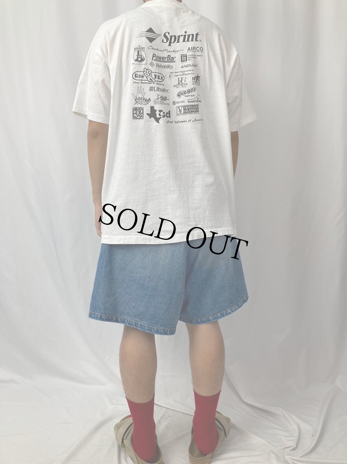 画像5: 90's "SPRNT RELAY SK RUN" プリントTシャツ XL (5)