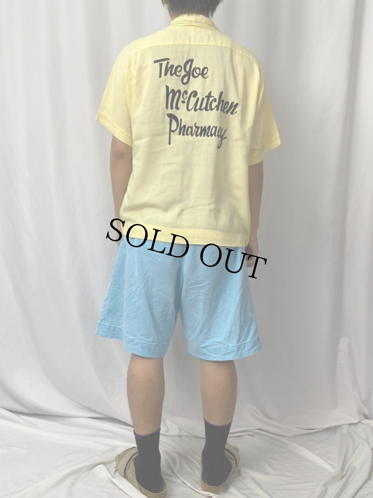 画像5: 60's King Louie By Holiday フロッキープリント ボーリングシャツ (5)