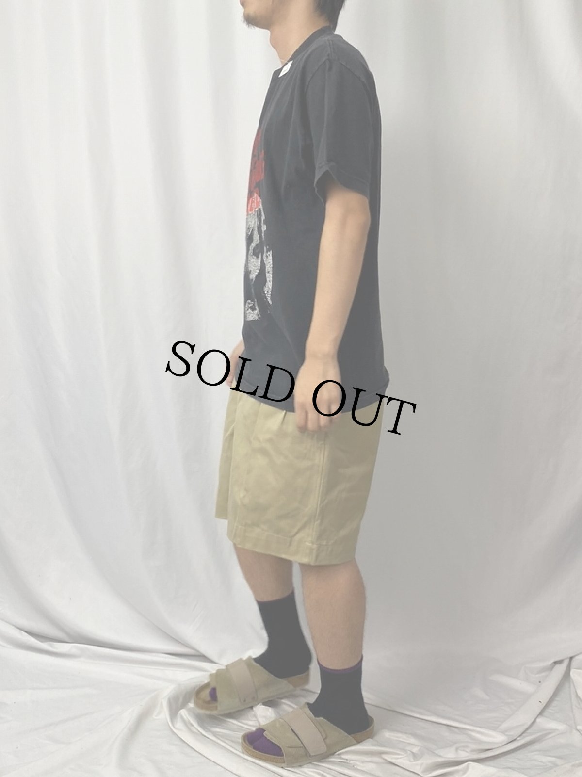 画像3: Night of the Living Dead ホラー映画プリントTシャツ BALCK (3)