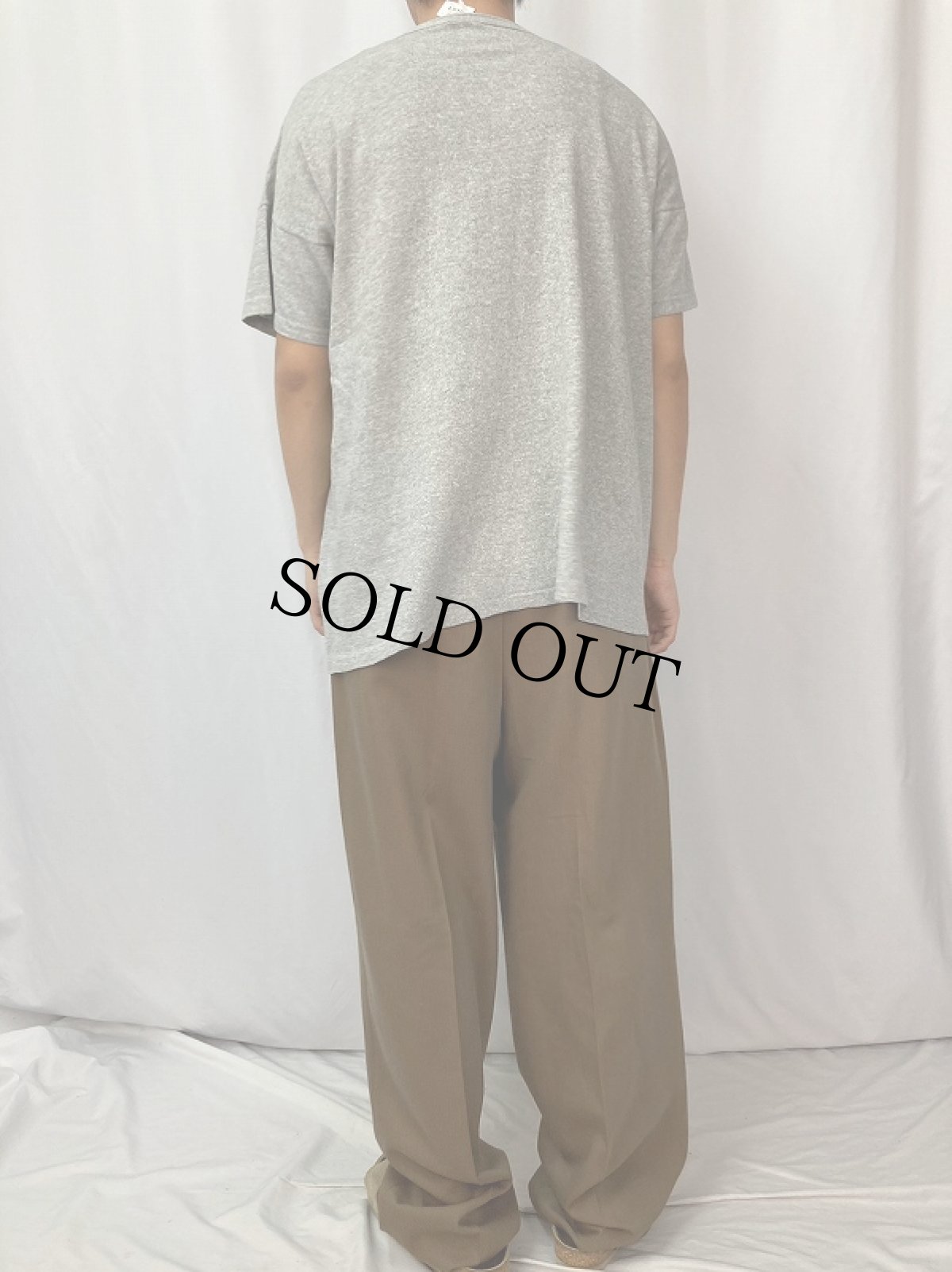 画像4: 70's Champion バータグ USA製 "BRANDEIS LACROSSE" 染み込みプリントTシャツ XL (4)