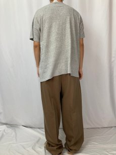 画像4: 70's Champion バータグ USA製 "BRANDEIS LACROSSE" 染み込みプリントTシャツ XL (4)