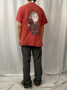 画像5: 90's PEANUTS USA製 "WOODSTOCK × PIGPEN" キャラクタープリントTシャツ (5)