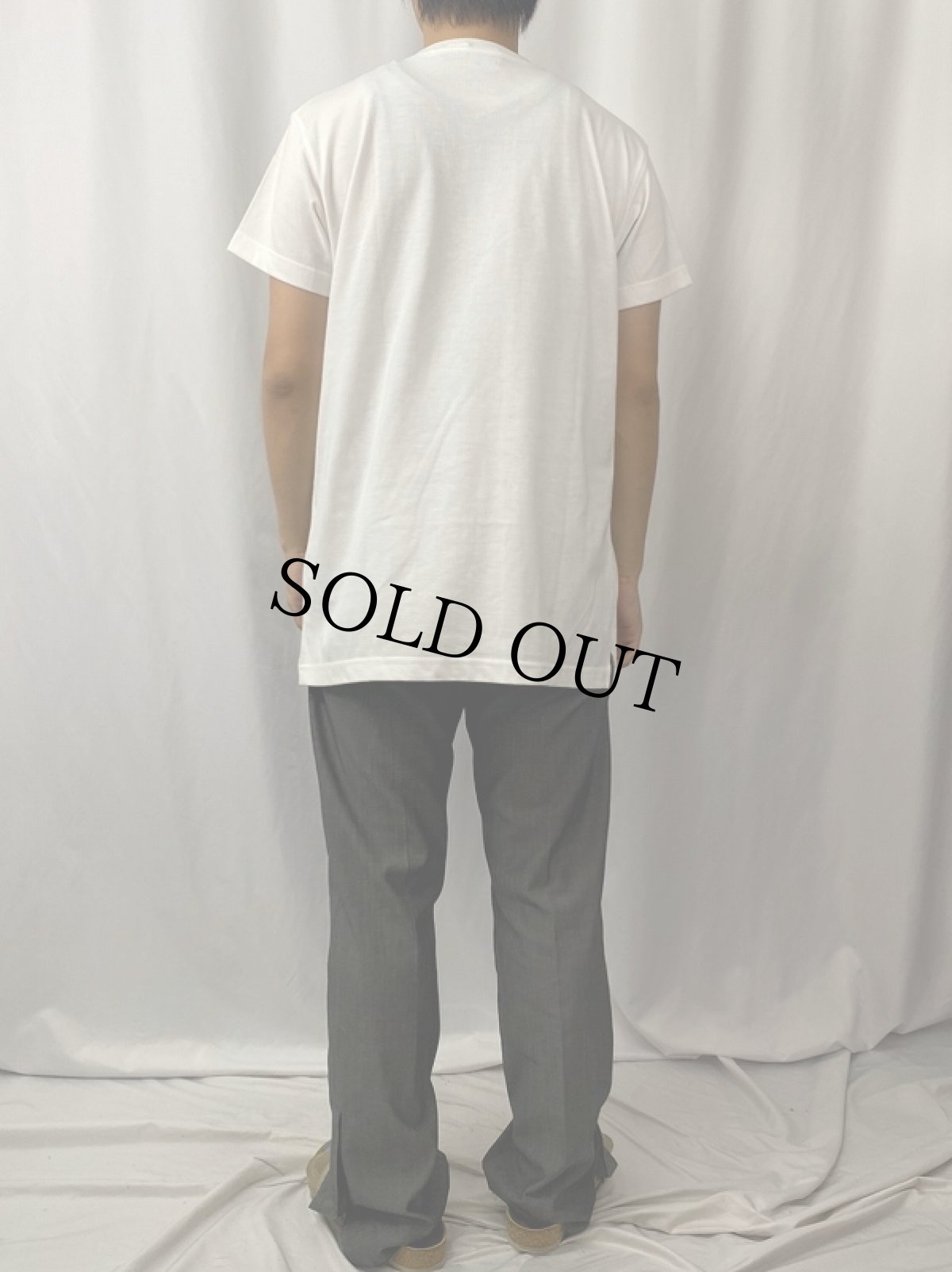 画像4: 【SALE】 FORE WARNED "WATCH OUT" イラストプリントTシャツ L (4)