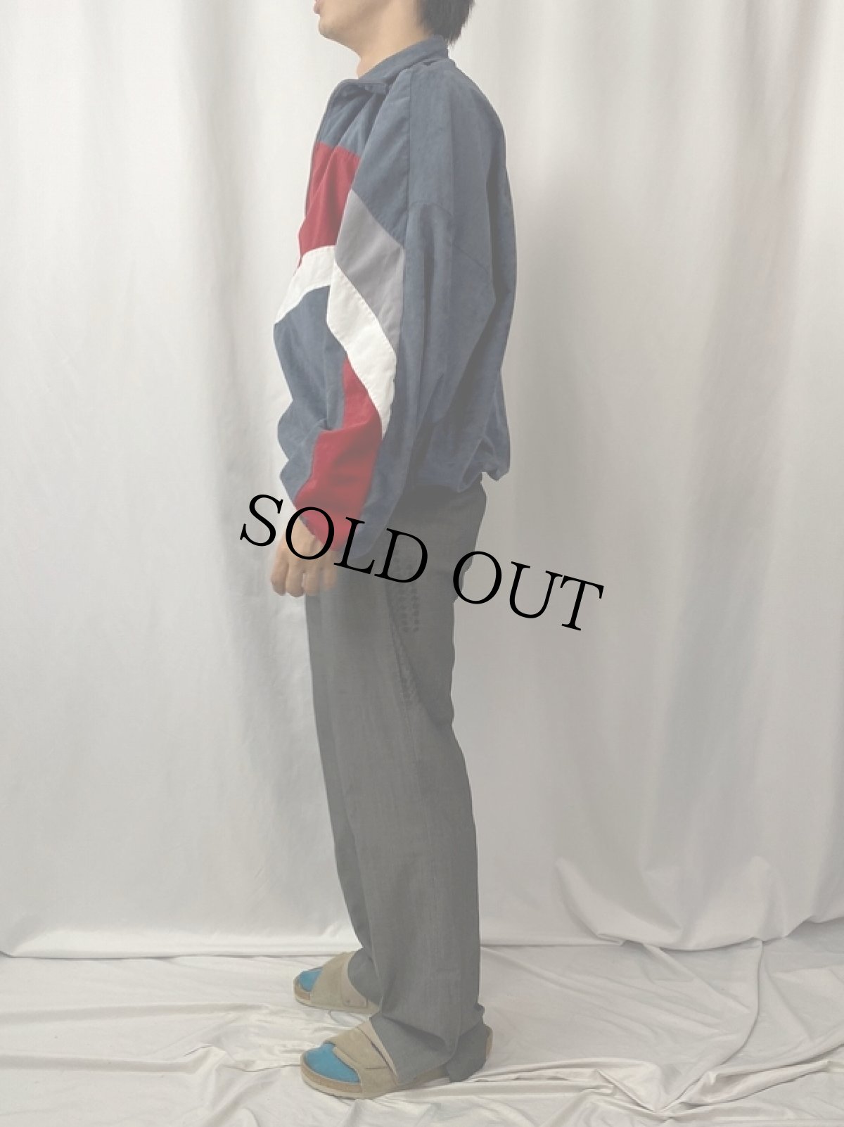 画像3: 70〜80's 切り替えデザイン ベロアジャージ (3)