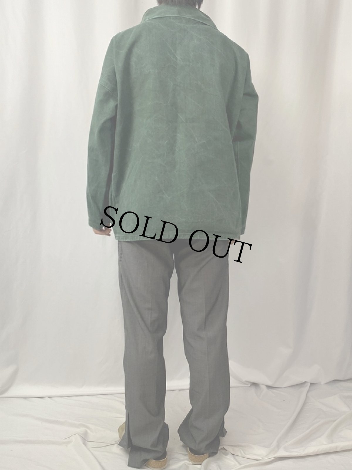 画像4: 80〜90's THE SMOCK SHOP ENGLAND製 フィッシャーマンスモック L (4)