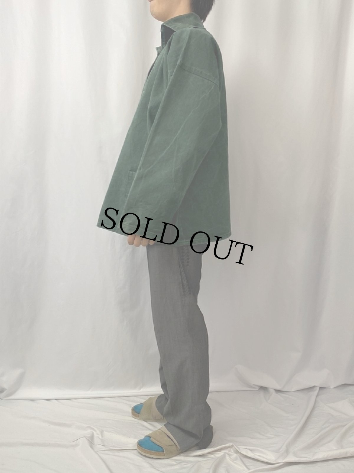 画像3: 80〜90's THE SMOCK SHOP ENGLAND製 フィッシャーマンスモック L (3)