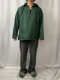 画像2: 80〜90's THE SMOCK SHOP ENGLAND製 フィッシャーマンスモック L (2)