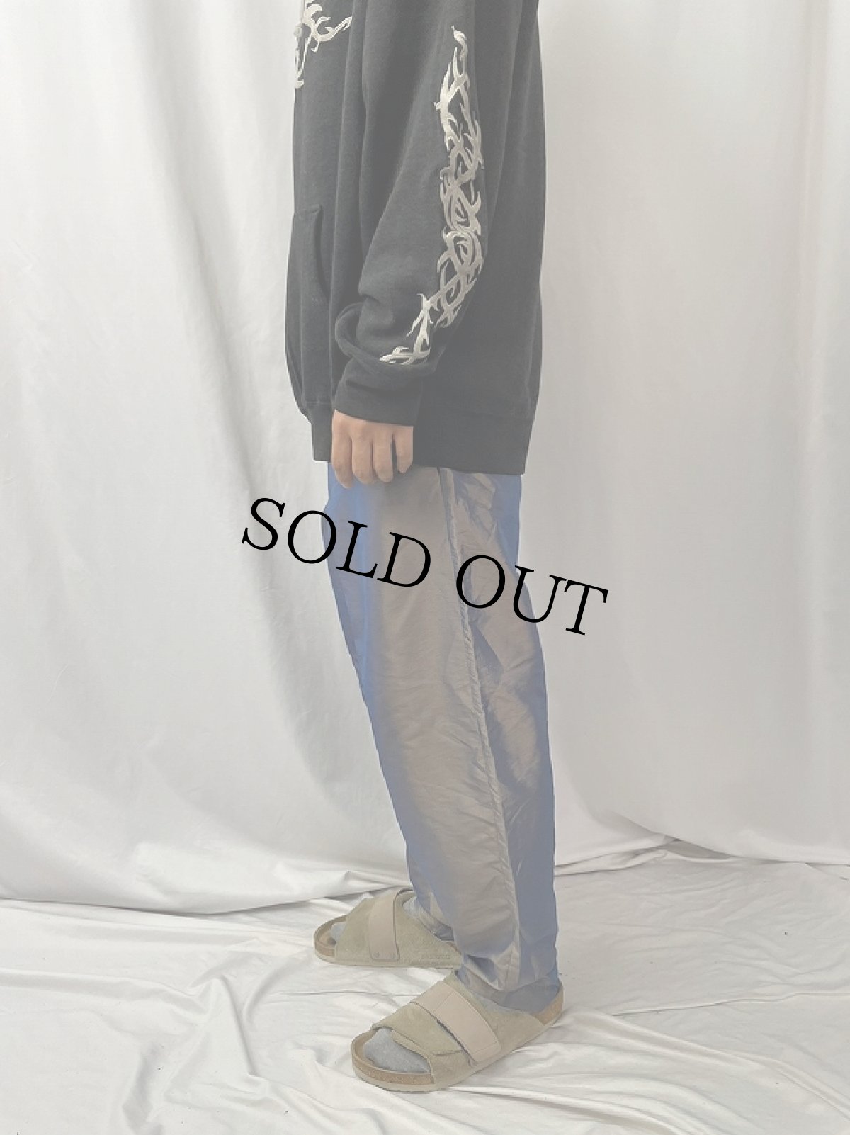 画像3: 玉虫色 ナイロンイージーパンツ (3)