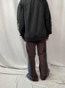 画像4: CRACKER リメイク コーデュロイフレアパンツ W30 (4)