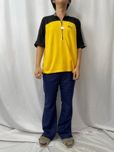 画像2: RLX POLOSPORT Ralph Lauren ハーフジップ サイクリングシャツ M (2)