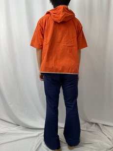画像4: 90's PenField 半袖 コットンジップパーカー M (4)
