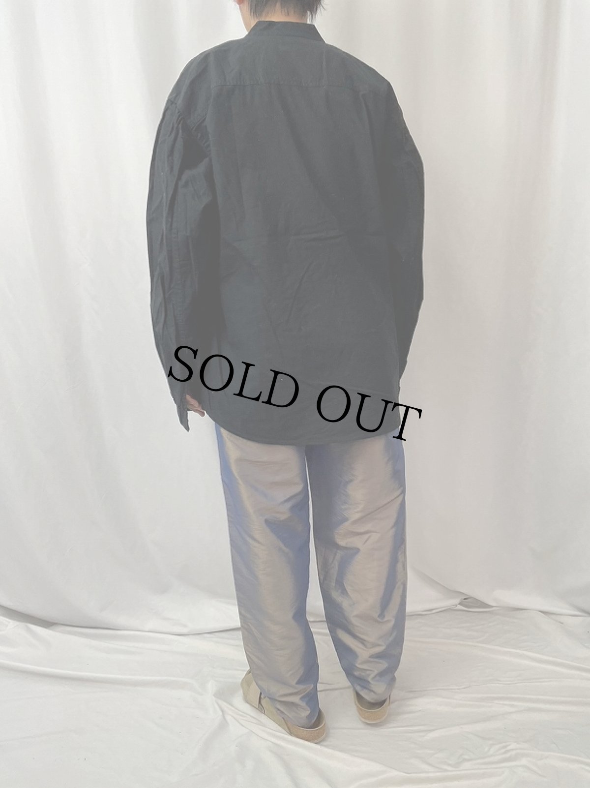 画像4: Leonardo Carbone レースアップデザインシャツ L (4)