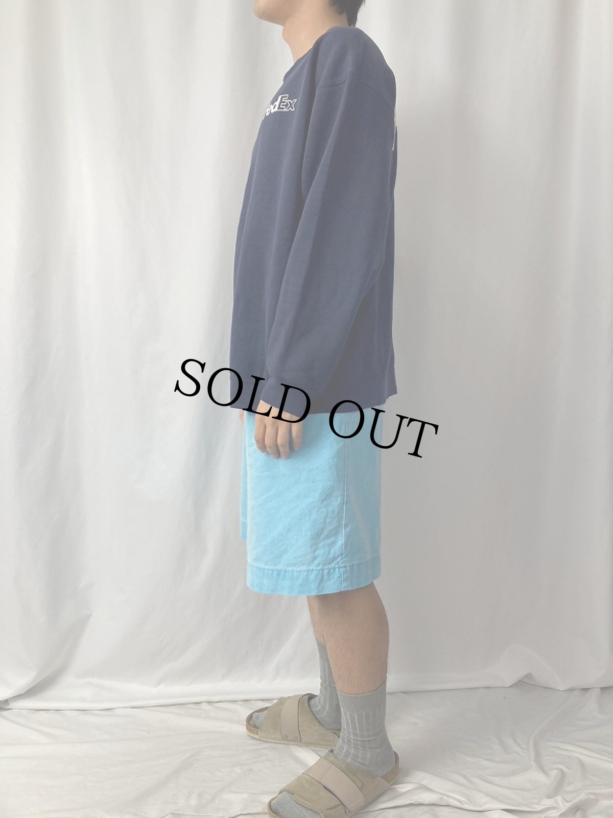 画像3: FedEx 企業ロゴプリントスウェット L (3)