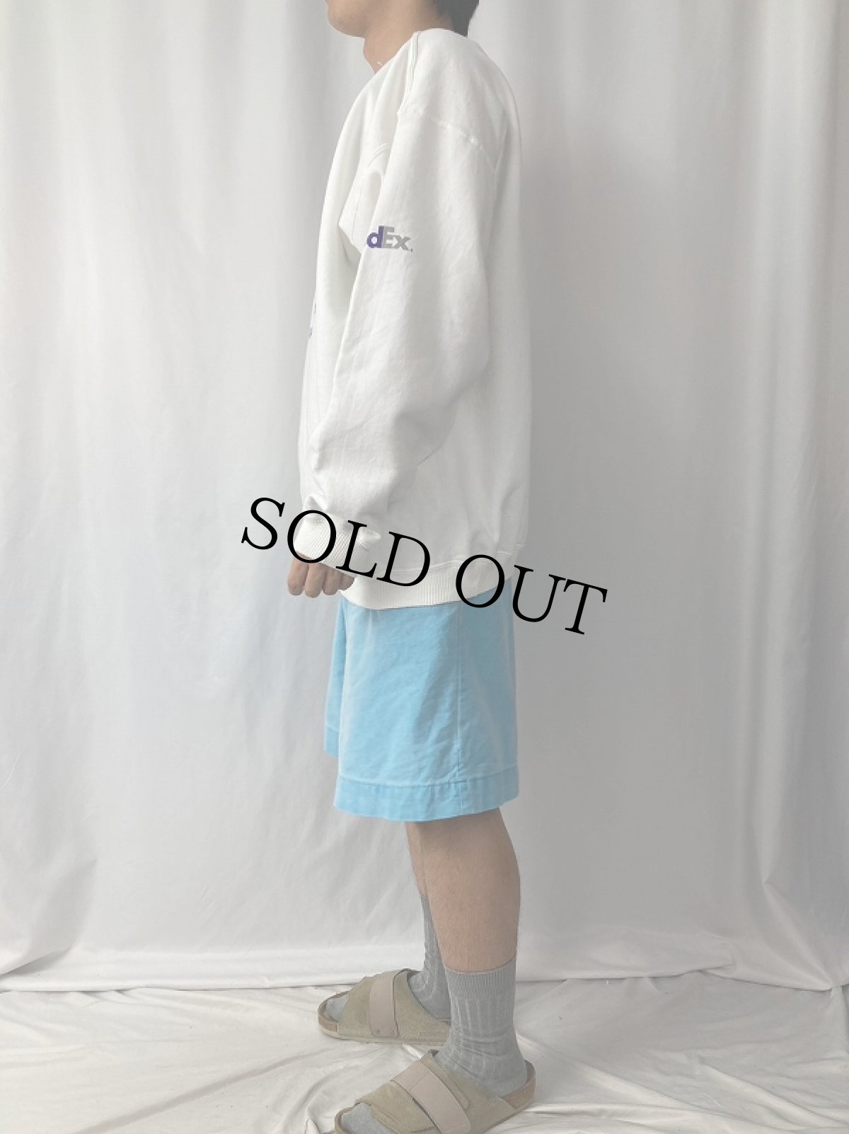 画像3: FedEx 企業ロゴプリントスウェット XL (3)