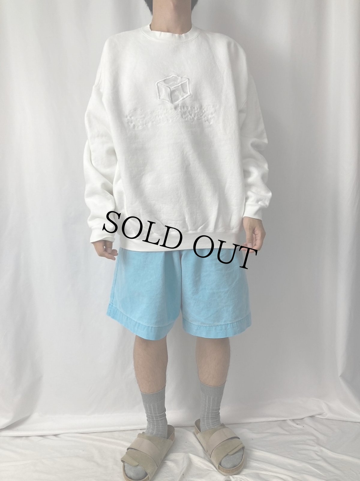 画像2: 90's Lee USA製 "Gateway" 刺繍 スウェット 2X (2)