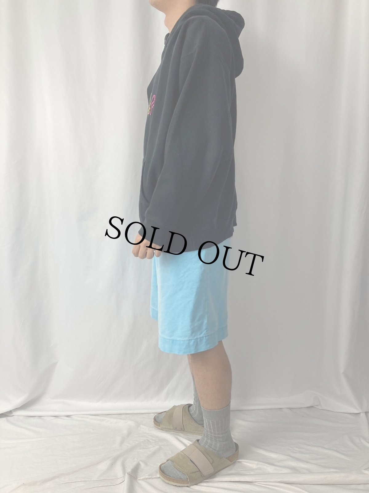 画像3: CH apparel パロディ 刺繍 スウェットフーディー XL (3)