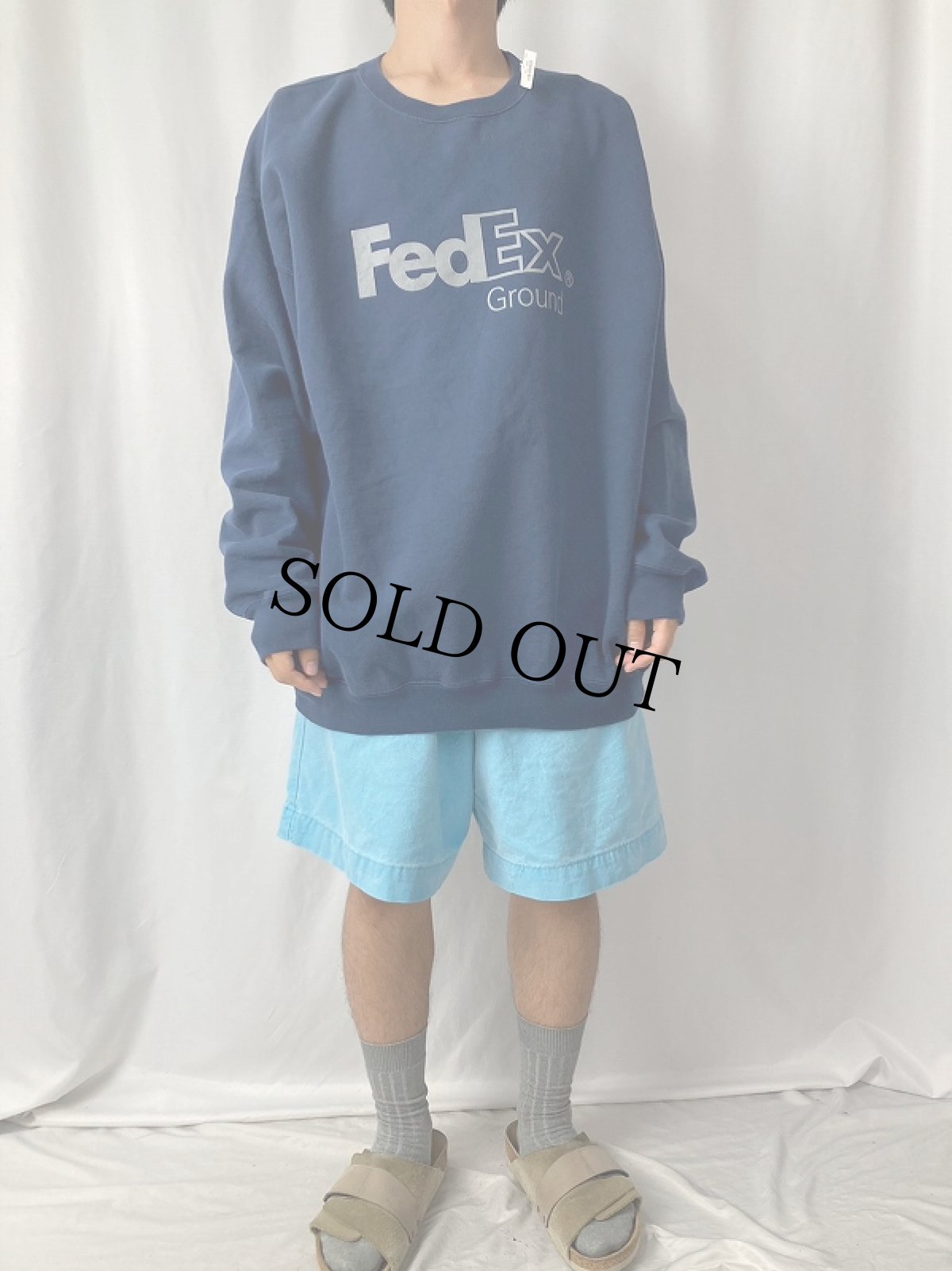 画像2: FedEx 企業ロゴプリントスウェット (2)