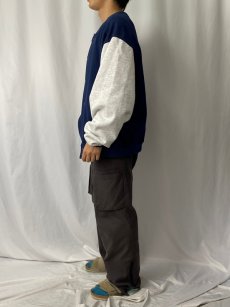 画像3: 90's Sportsmaster USA製 ツートン スウェットスタジャン XXL (3)