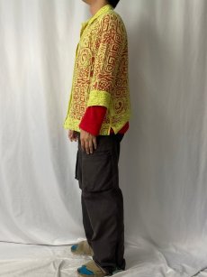 画像6: Rudy Rd. レーヨン×ナイロン 総柄 シースルーシャツ 10 (6)