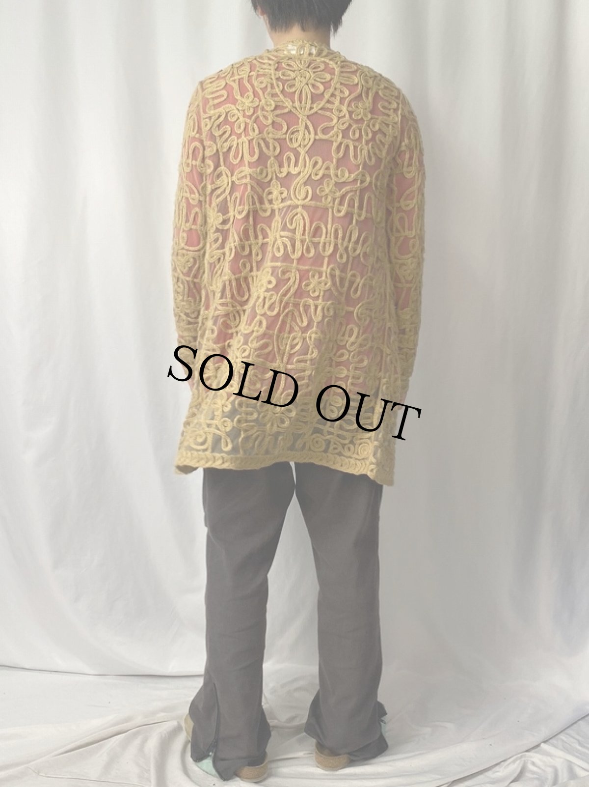 画像4: chico's  デザイン シースルーガウン (4)