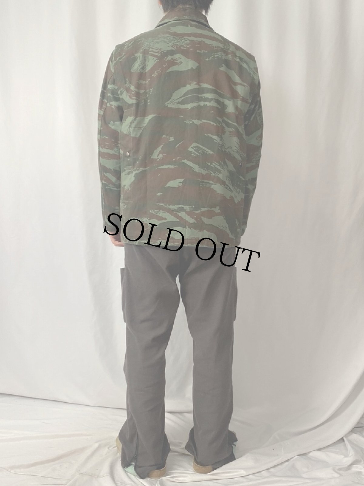 画像4: 70's COLAMTISS FRANCE製 リザードカモ柄 シューティングジャケット SIZE44 (4)