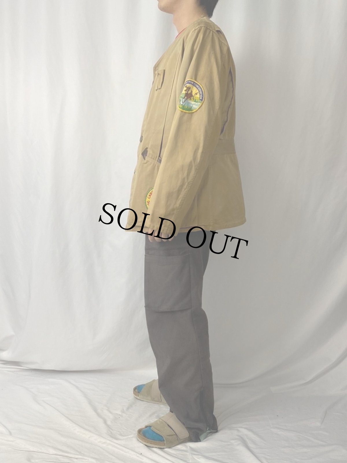 画像4: 50's 10-X IMPERIAL パッチ付き シューティングジャケット (4)