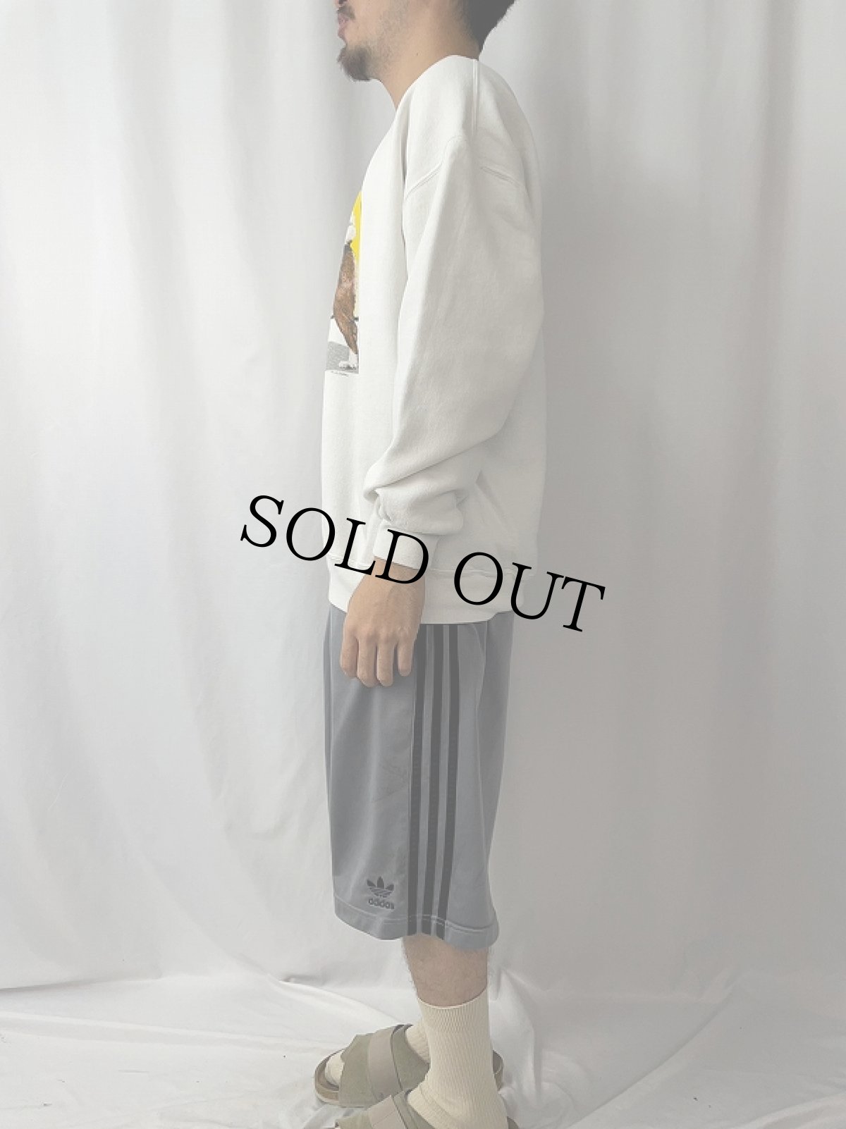 画像3: 90's USA製 "The Akita" 犬プリントスウェット XL (3)