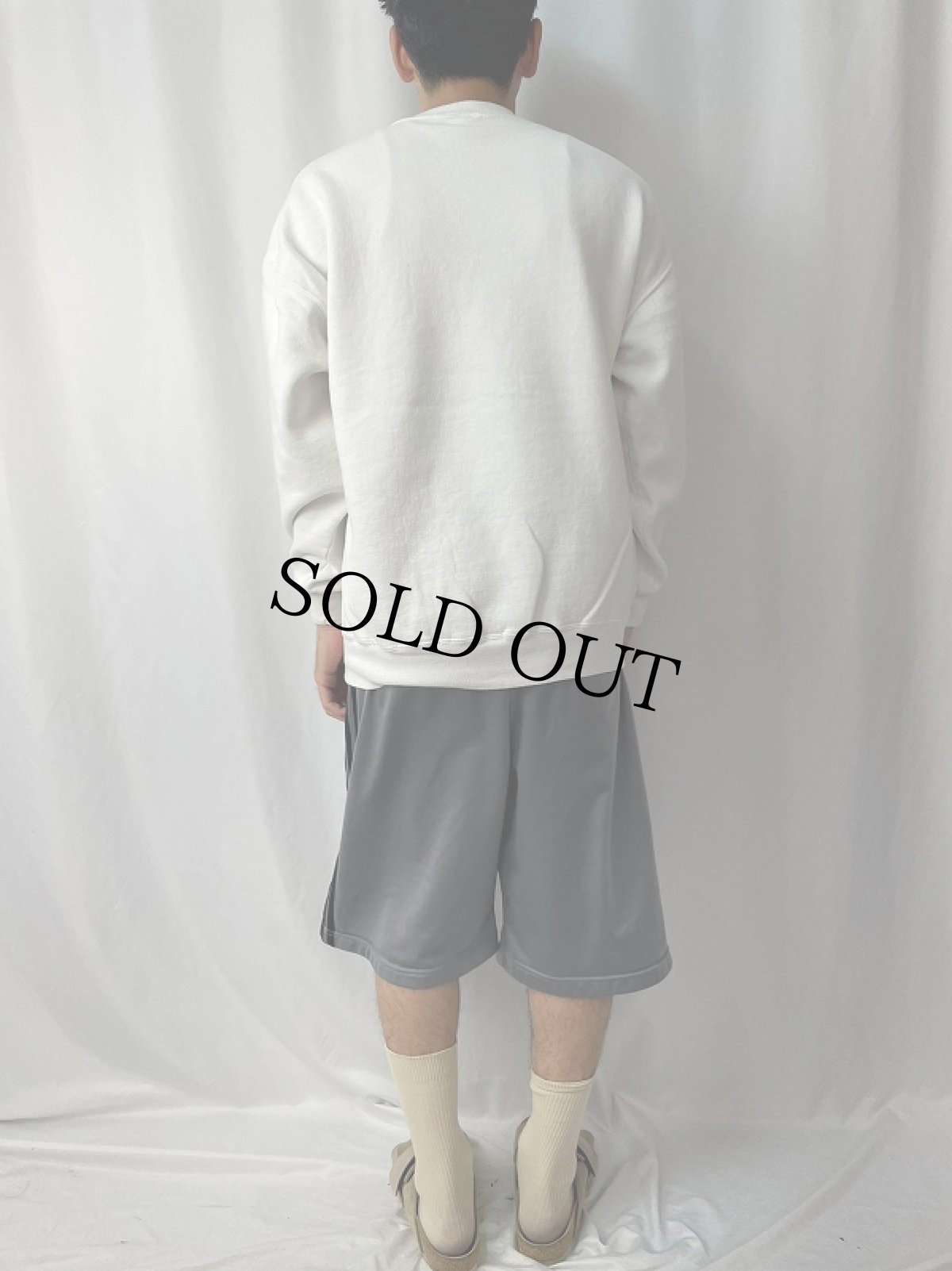 画像4: 90's USA製 "The Akita" 犬プリントスウェット XL (4)