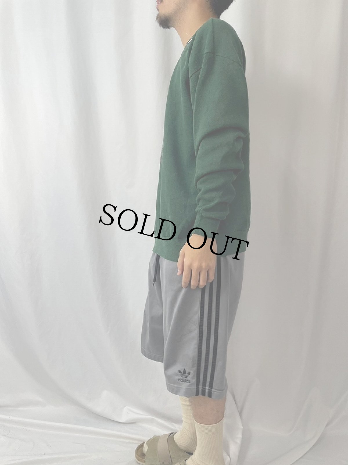 画像4: 90's USA製 "Black Lab" 犬プリントスウェット XL (4)