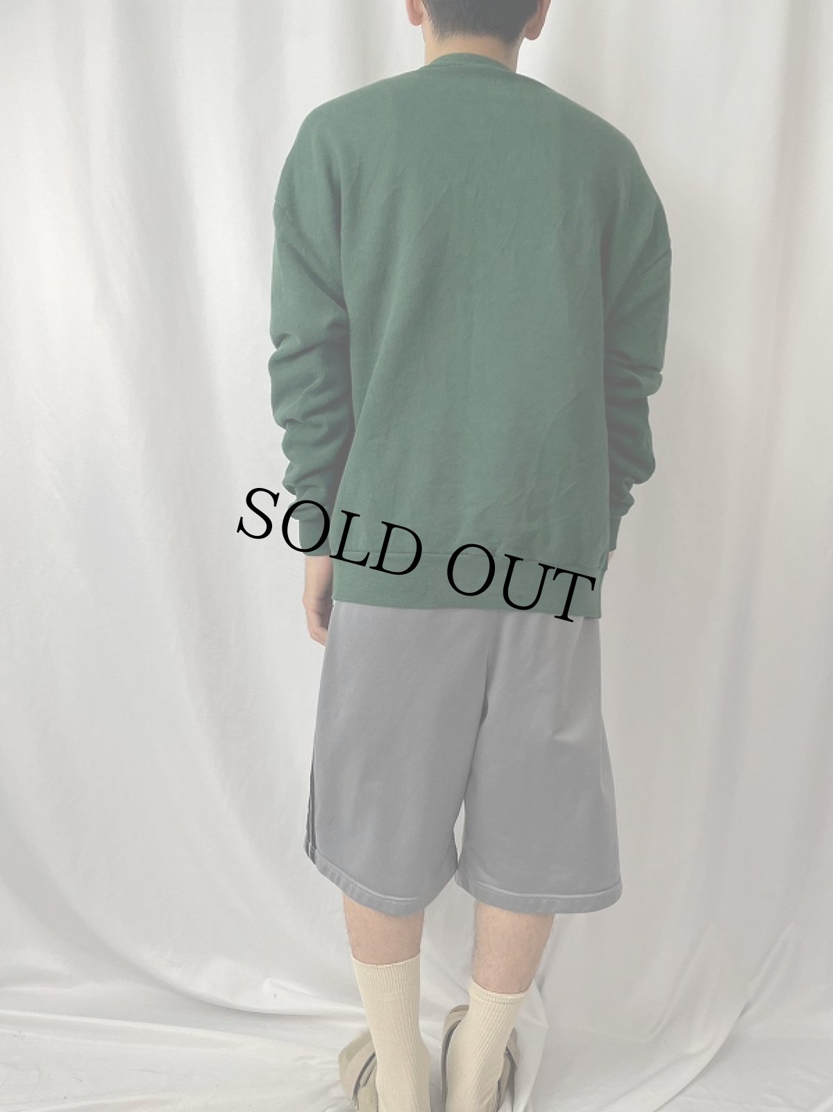 画像5: 90's USA製 "Black Lab" 犬プリントスウェット XL (5)