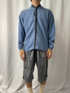 画像2: 90's alf USA製 チロリアンテープ スウェットカーディガン M (2)