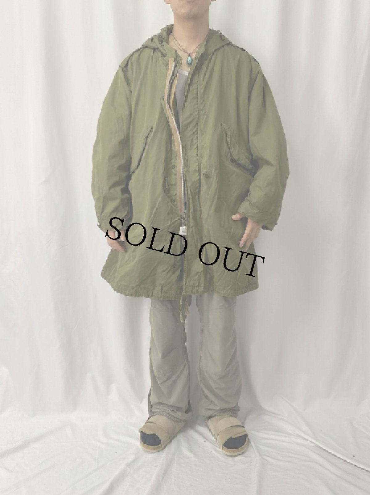 画像2: 50's U.S.ARMY M-51 モッズコート ライナー付き M (2)