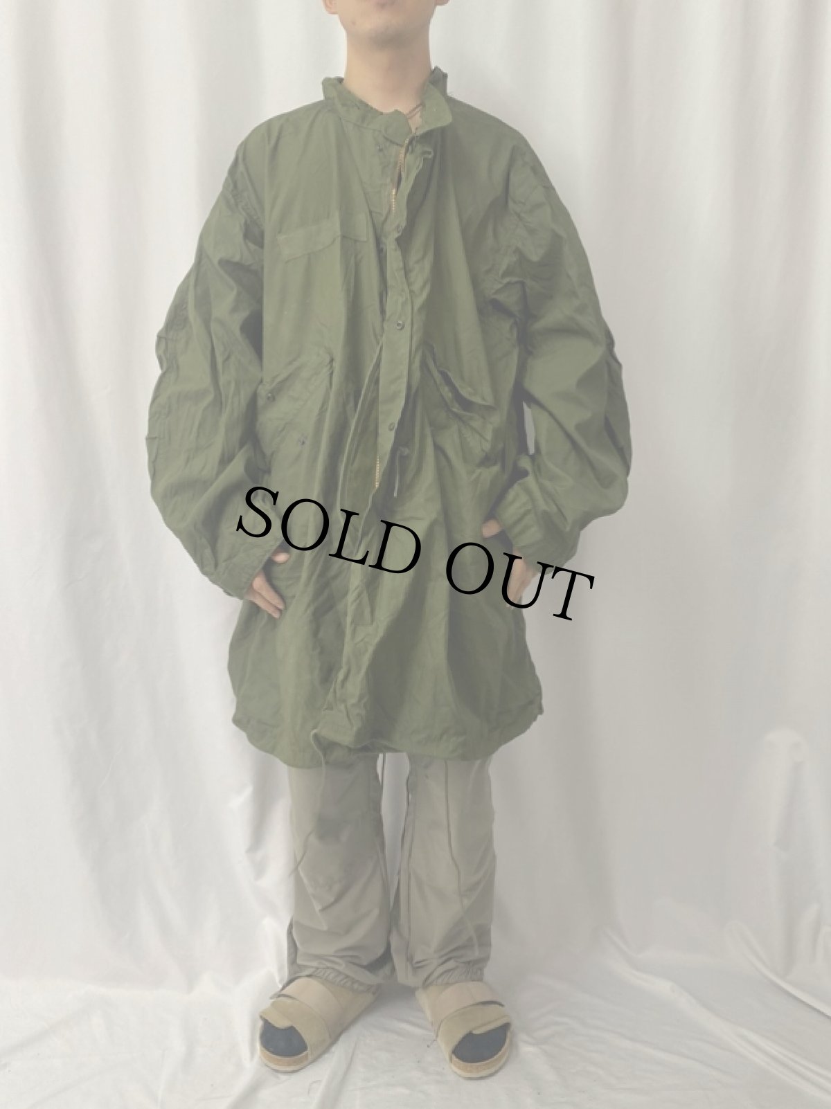 画像2: 80's U.S.ARMY M-65 モッズコート X-LARGE (2)