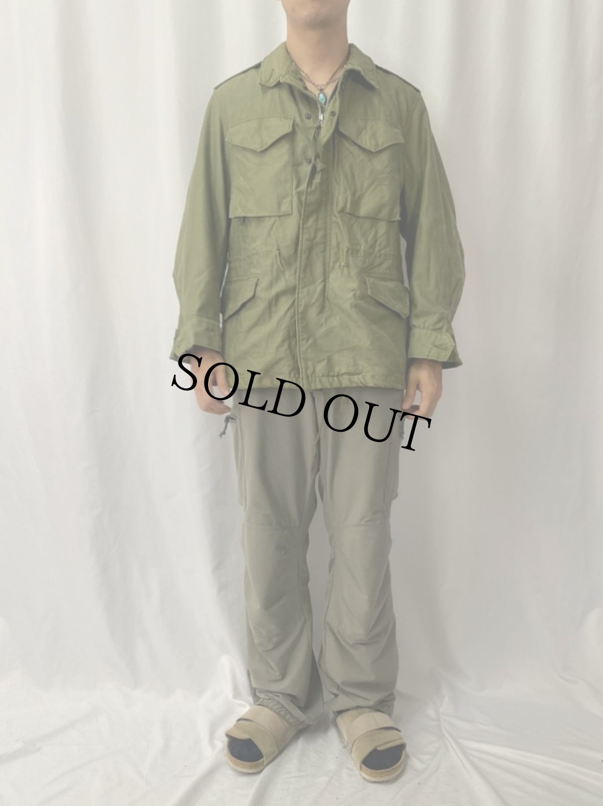 画像2: 60's U.S.ARMY M-51 フィールドジャケット SHORT SMALL (2)