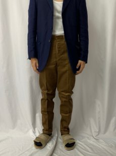 画像3: 60's CUSTOM TAILORED コーデュロイパンツ W33 フラッシャー付き DEADSTOCK (3)