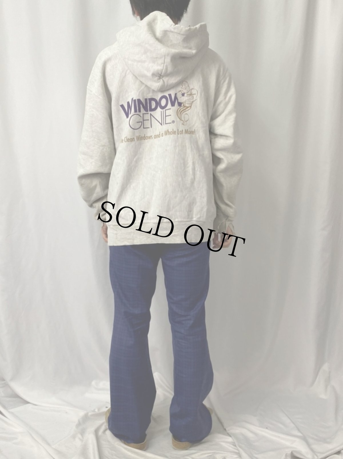 画像5: Champion PREMIUM REVERE WEAVE "WINDOW GENIE" スウェットフーディー L (5)