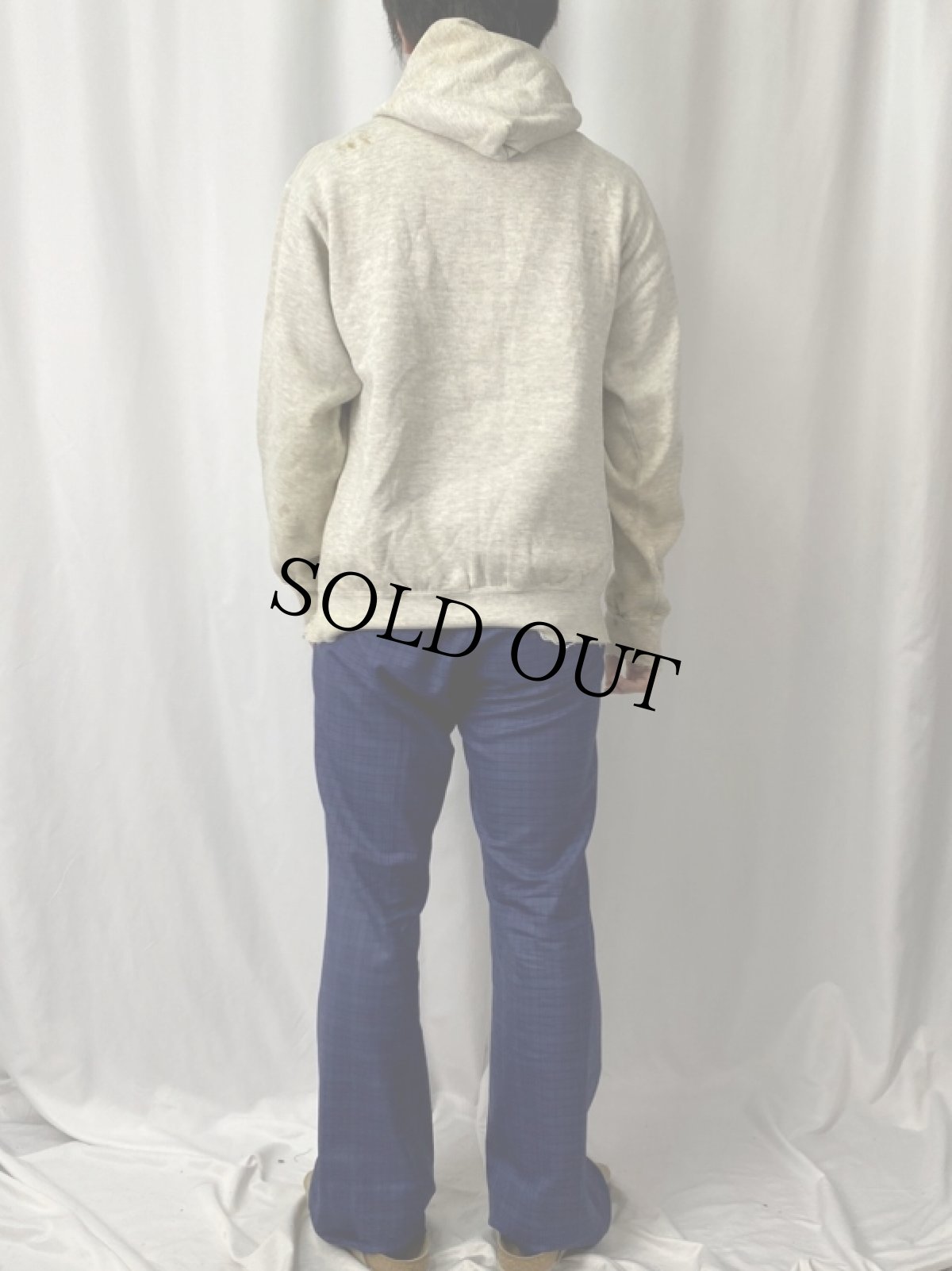 画像4: 90's TULTEX USA製 スウェットフーディー L (4)